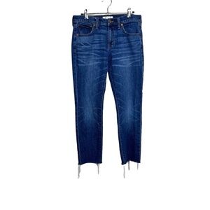 MADEWELL | The Slim Boyjean Dark Wash Cotton Stretch